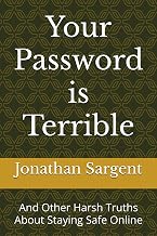 Your Password is Terrible book cover by Jonathan Sargent